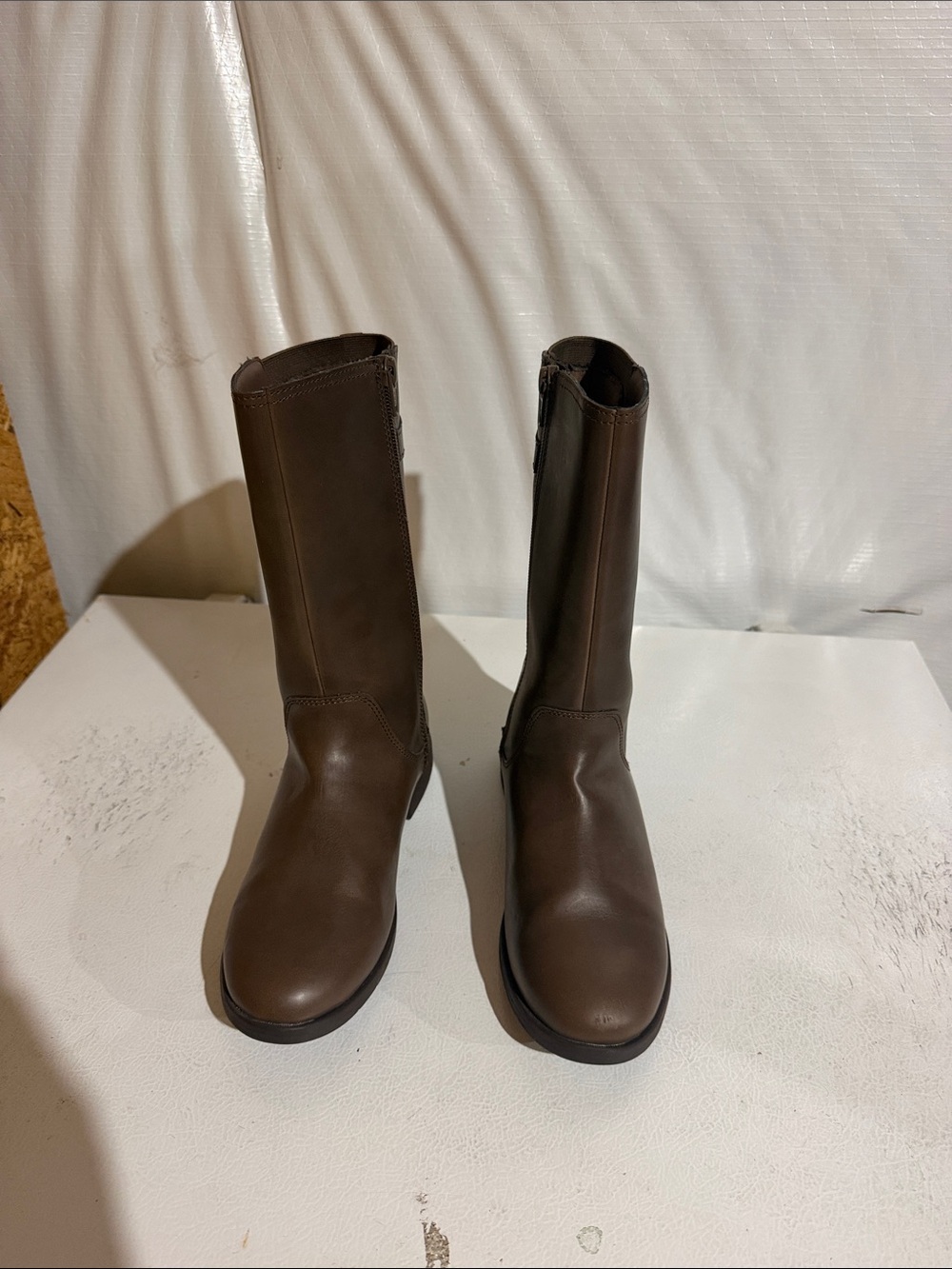 Stride Rite Brown Tall Kids Riding Boots